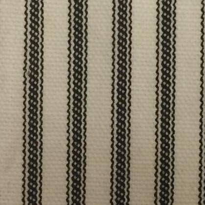 Ticking Stripe Throw Pillow Black