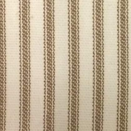 Ticking Stripe Sham | Brown | Standard Euro King sizes