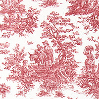 French Toile Shower Curtain