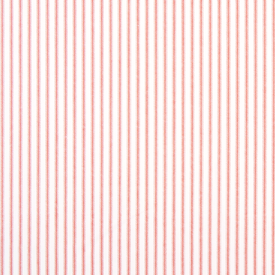 Red and White Ticking Stripe Shower Curtain 9 Sizes