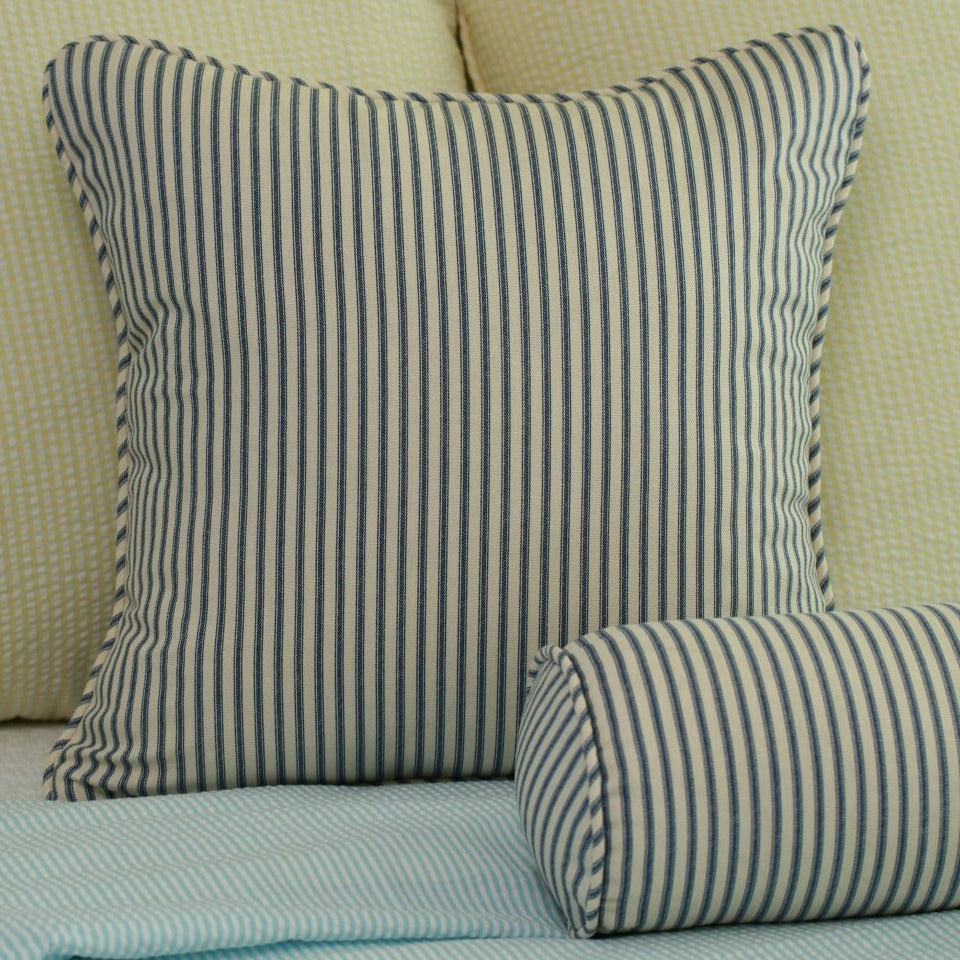 Ticking Stripe Throw Pillow Cover 18x18 – Daniel Dry Goods
